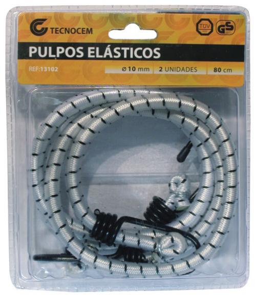 2 pack elastic octopus 10mm x 80cm - REF. 13102